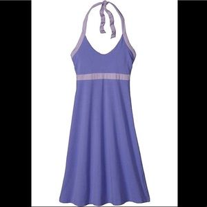 Patagonia Iliana halter dress violet blue large
